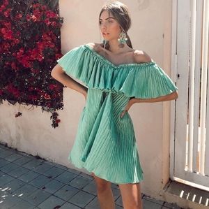 NWT Zara loose pleated dress